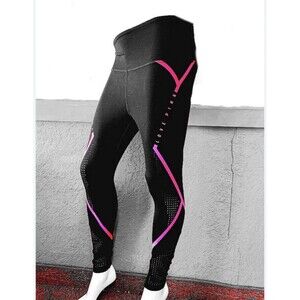 Victorias Secret Ultimate Pink High Waisted Ankle Leggings Womens Large  Workout